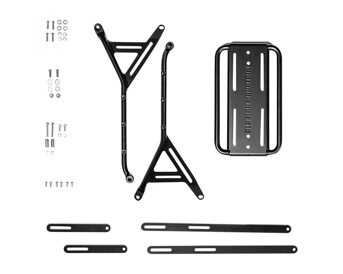 Old Man Mountain Elkhorn Rack (Black) (Front or Rear Mount) (Short)
